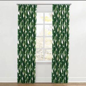 COPY - Custom”Be Leaf It” banana leaf curtains-Loom Decor